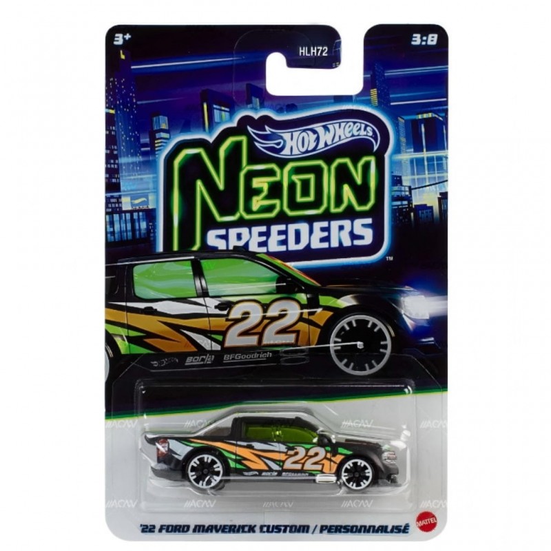 Hot Wheels '22 Ford Maverick Custom Neon Speeders