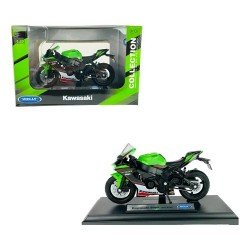 Welly Kawasaki 2021 Ninja ZX10R Con Base 1:18