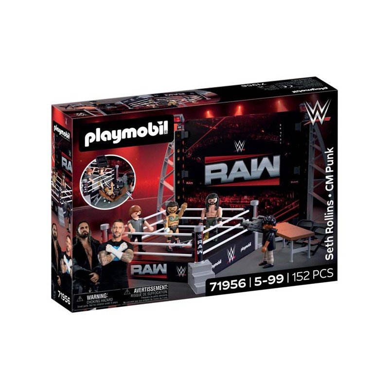 Playmobil 71956 Ring RAW WWE Set