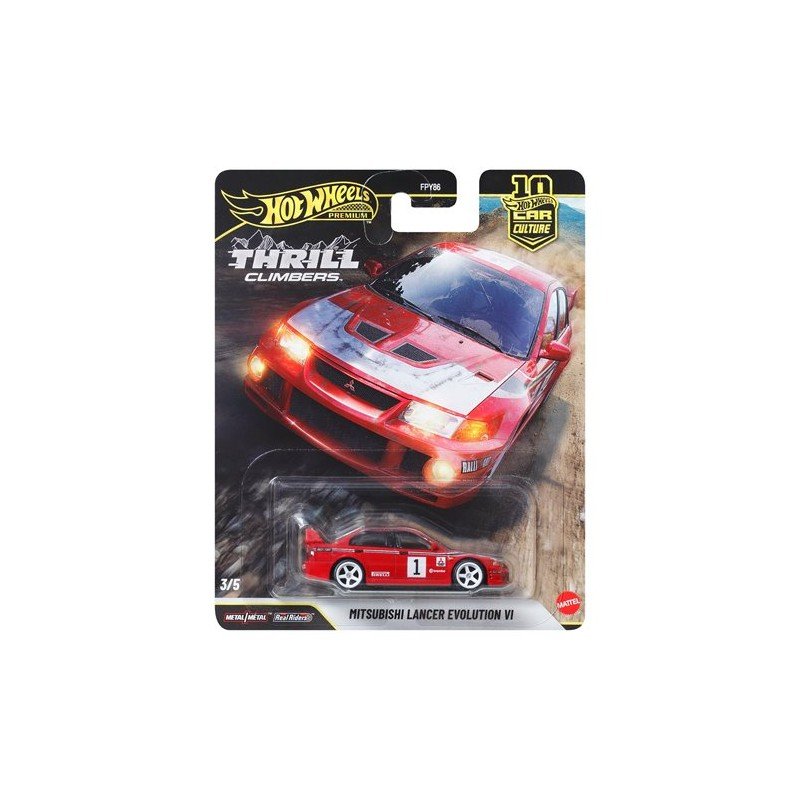 Hot Wheels Mitsubishi Lancer Evolution VI Thrill Climbers
