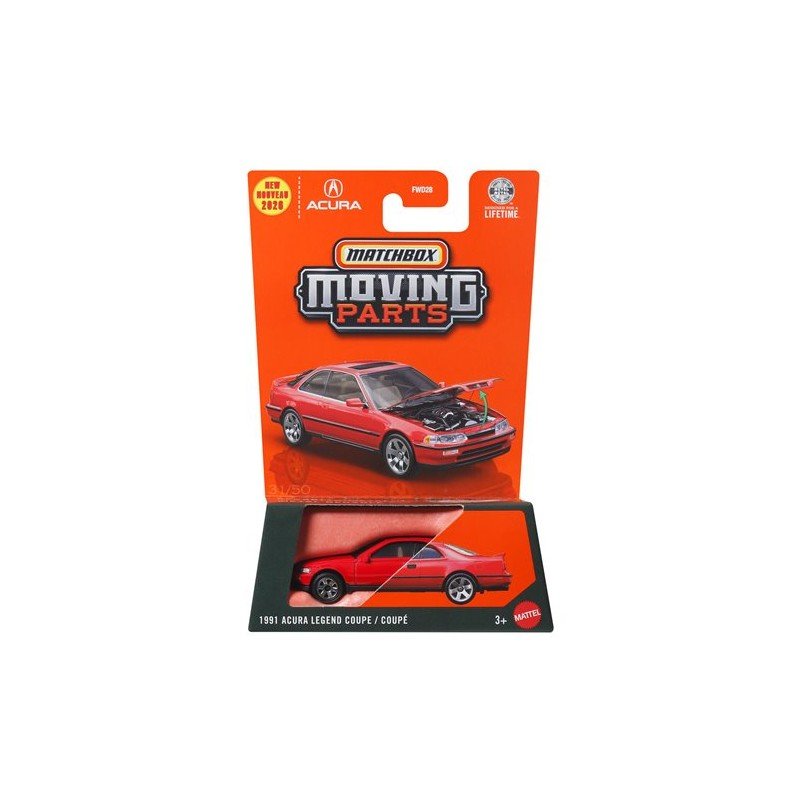 Matchbox Moving Parts 1991 Acura Legend Coupe