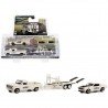 Greenlight 1969 Ford F-100 Ford Mustang Boss 429 on Tandem Car Trailer