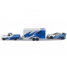 maisto chevrolet y subaru con trailer