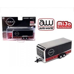 Auto World Nissan Enclosed Trailer Mijo Exclusives 1/64