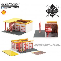 Greenlight Mechanic's Corner Series 7 - Gasolinera Shell Oil