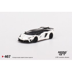 Mini GT LB-Silhouette WORKS Lamborghini Aventador GT EVO White