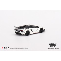 Mini GT LB-Silhouette WORKS Lamborghini Aventador GT EVO White