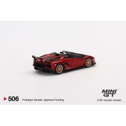 Mini GT Lamborghini Aventador SVJ Roadster Rosso Efesto