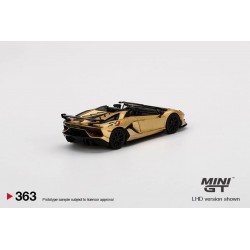 Mini GT Lamborghini Aventador SVJ Roadster Gold