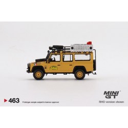 Mini GT Land Rover Defender 110 1989 Camel Trophy Amazon Team France