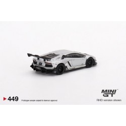 Mini GT LB Works Lamborghini Aventador Limited Edition Matt Silver