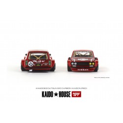 Mini GT Datsun Kaido 510 Wagon Carbon Fiber V2