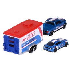 Majorette Race Trailer Ford F-150 & Ford Mustang