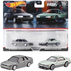 Hot Wheels Car Culture 2 Pack '91 Nissan Sentra SE-R & Nissan Silvia (S13)