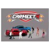 American Diorama Car Meet 4 Mijo Exclusives Figures Diorama 1/64