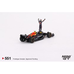 Mini GT Oracle Red Bull Racing RB18 11 Sergio Pérez 2022 Monaco Prix Winner