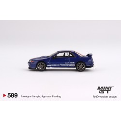 Mini GT Nissan Skyline GT-R Top Secret VR32 Metallic Blue