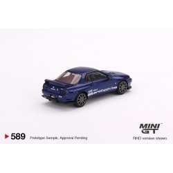 Mini GT Nissan Skyline GT-R Top Secret VR32 Metallic Blue